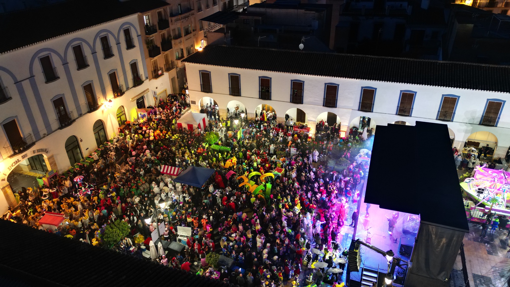 El Carnaval de Berja 2026 llenará la Plaza Porticada de música, disfraces y animación